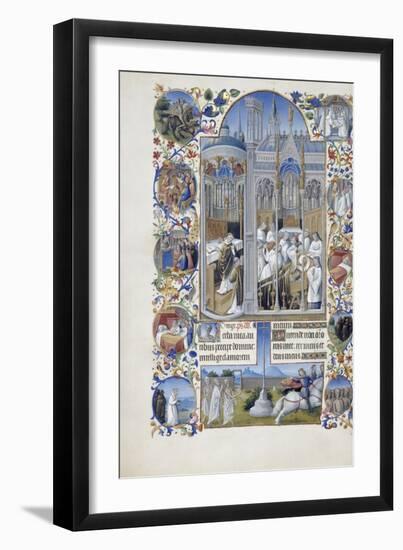 Les Très Riches Heures du duc de Berry-null-Framed Giclee Print