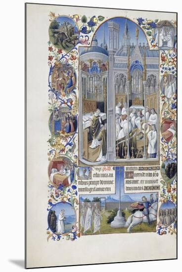 Les Très Riches Heures du duc de Berry-null-Mounted Giclee Print