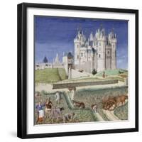 Les Très Riches Heures du duc de Berry-null-Framed Giclee Print