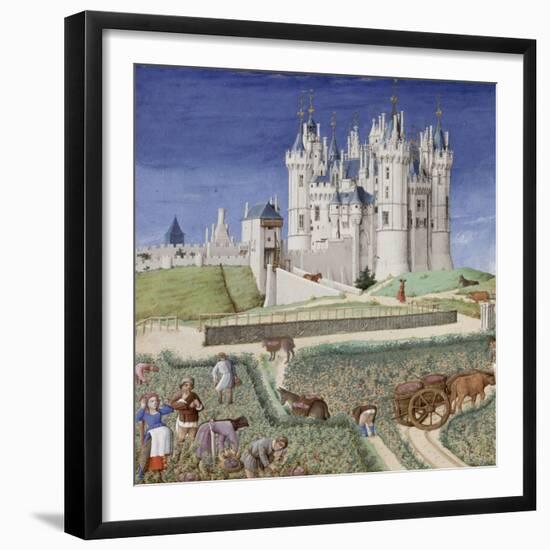 Les Très Riches Heures du duc de Berry-null-Framed Giclee Print