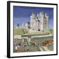 Les Très Riches Heures du duc de Berry-null-Framed Giclee Print