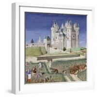 Les Très Riches Heures du duc de Berry-null-Framed Giclee Print