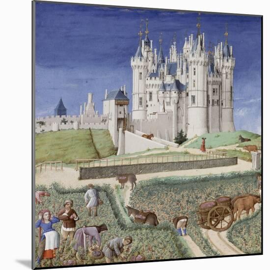 Les Très Riches Heures du duc de Berry-null-Mounted Giclee Print