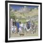 Les Très Riches Heures du duc de Berry-null-Framed Giclee Print