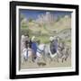 Les Très Riches Heures du duc de Berry-null-Framed Giclee Print