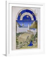 Les Très Riches Heures du duc de Berry-null-Framed Giclee Print