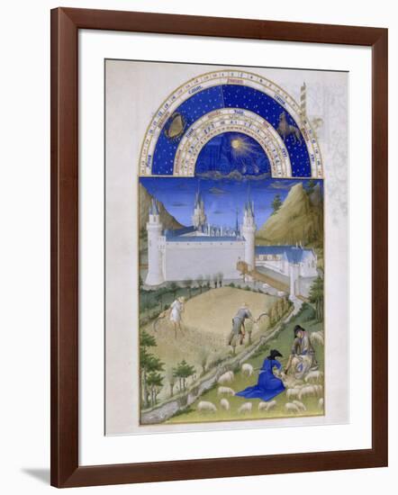 Les Très Riches Heures du duc de Berry-null-Framed Giclee Print