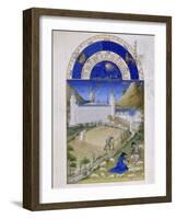 Les Très Riches Heures du duc de Berry-null-Framed Giclee Print