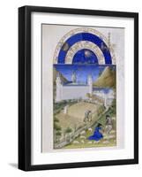 Les Très Riches Heures du duc de Berry-null-Framed Giclee Print