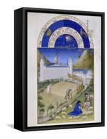 Les Très Riches Heures du duc de Berry-null-Framed Stretched Canvas