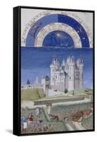 Les Très Riches Heures du duc de Berry-null-Framed Stretched Canvas