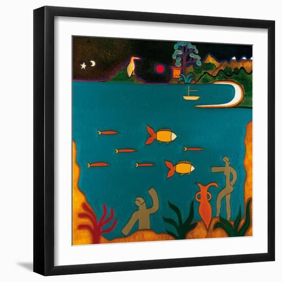 Les Trésors Romaines Au Fond De La Mer Mediterraneen, 2014-Cristina Rodriguez-Framed Giclee Print