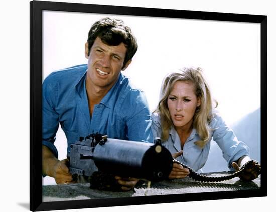 LES TRIBULATIONS D'UN CHINOIS EN CHINE, 1965 by PHILIPPE by BROCA Jean-Paul Belmondo and Ursula And-null-Framed Photo