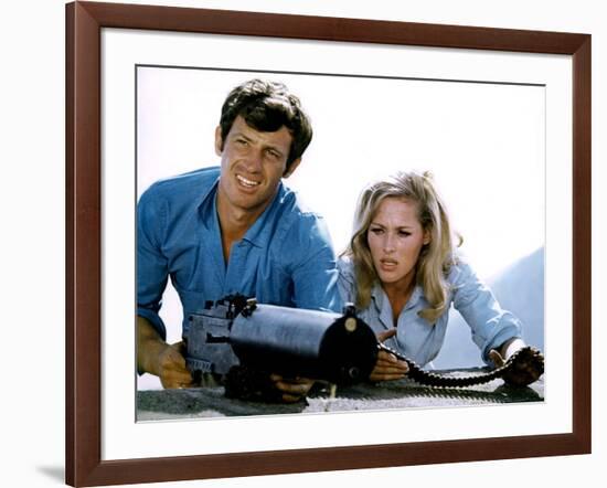 LES TRIBULATIONS D'UN CHINOIS EN CHINE, 1965 by PHILIPPE by BROCA Jean-Paul Belmondo and Ursula And-null-Framed Photo