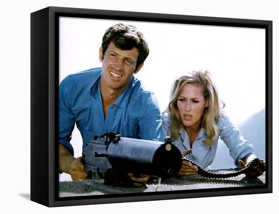 LES TRIBULATIONS D'UN CHINOIS EN CHINE, 1965 by PHILIPPE by BROCA Jean-Paul Belmondo and Ursula And-null-Framed Stretched Canvas