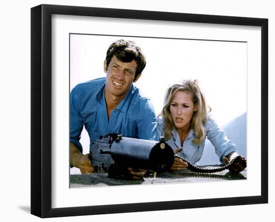 LES TRIBULATIONS D'UN CHINOIS EN CHINE, 1965 by PHILIPPE by BROCA Jean-Paul Belmondo and Ursula And-null-Framed Photo