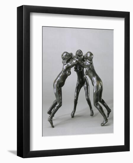 Les trois faunesses-Auguste Rodin-Framed Giclee Print