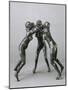 Les trois faunesses-Auguste Rodin-Mounted Giclee Print