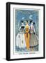 Les Trois Graces, 1918 (Colour Litho)-Georges Barbier-Framed Giclee Print