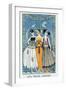 Les Trois Graces, 1918 (Colour Litho)-Georges Barbier-Framed Giclee Print