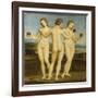 Les trois Grâces-Raffaello Sanzio-Framed Giclee Print