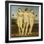 Les trois Grâces-Raffaello Sanzio-Framed Giclee Print