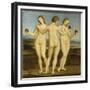 Les trois Grâces-Raffaello Sanzio-Framed Giclee Print