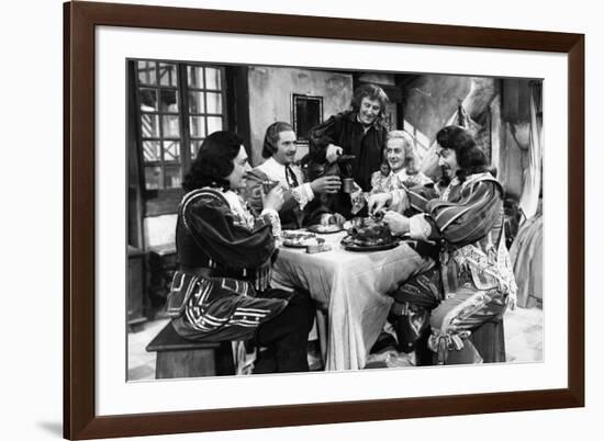 LES TROIS MOUSQUETAIRES, 1953 directed by ANDRE HUNEBELLE jean Martinelli, Georges Marchal, Bourvil-null-Framed Photo
