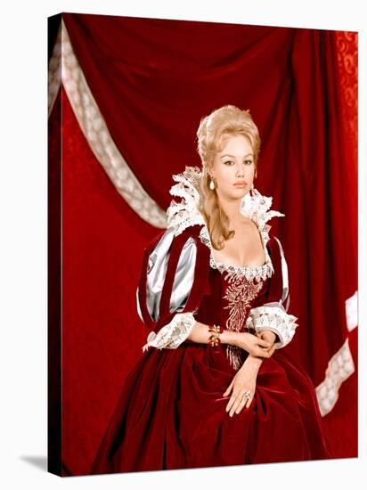 LES TROIS MOUSQUETAIRES, 1961 directed by BERNARD BORDERIE Mylene Demongeot (photo)-null-Stretched Canvas