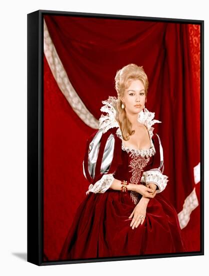 LES TROIS MOUSQUETAIRES, 1961 directed by BERNARD BORDERIE Mylene Demongeot (photo)-null-Framed Stretched Canvas