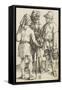 Les trois paysans-Albrecht Dürer-Framed Stretched Canvas