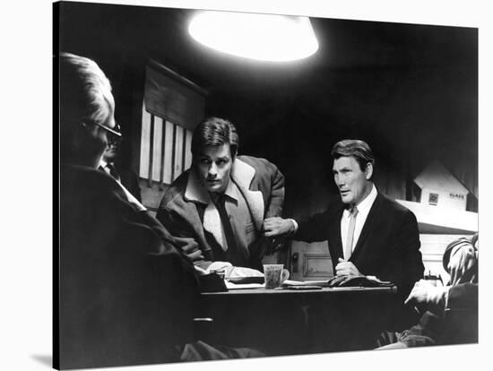 Les Tueurs by San Francisco (Once a Thief) by Ralph Nelson with Alain Delon and Jack Palance, 1965 -null-Stretched Canvas