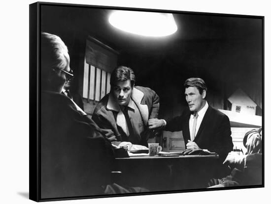 Les Tueurs by San Francisco (Once a Thief) by Ralph Nelson with Alain Delon and Jack Palance, 1965 -null-Framed Stretched Canvas