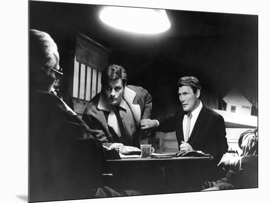 Les Tueurs by San Francisco (Once a Thief) by Ralph Nelson with Alain Delon and Jack Palance, 1965 -null-Mounted Photo