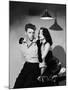 Les tueurs The killers A Man Alone by Robert Siodmak with Burt Lancaster, Ava Gardner, 1946 (d'apre-null-Mounted Photo