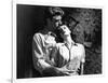 Les tueurs The killers A Man Alone by Robert Siodmak with Burt Lancaster, Ava Gardner, 1946 (d'apre-null-Framed Photo