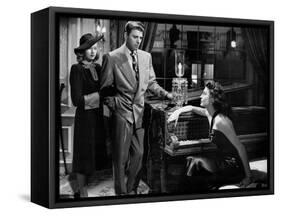 Les tueurs The killers A Man Alone by Robert Siodmak with Virginia Christine, Burt Lancaster, Ava G-null-Framed Stretched Canvas