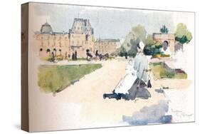 'Les Tuileries', 1915-Eugene Bejot-Stretched Canvas