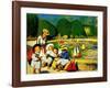 Les Tuileries-Pablo Picasso-Framed Art Print