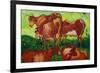 Les Vaches by Van Gogh-Vincent van Gogh-Framed Premium Giclee Print