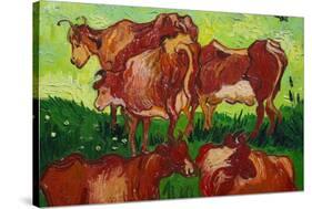 Les Vaches by Van Gogh-Vincent van Gogh-Stretched Canvas