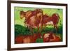 Les Vaches by Van Gogh-Vincent van Gogh-Framed Art Print