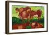 Les Vaches by Van Gogh-Vincent van Gogh-Framed Art Print