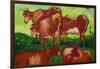 Les Vaches by Van Gogh-Vincent van Gogh-Framed Art Print