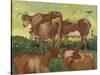 Les vaches, d'après Jacob Jordaens et Van Ryssel-Vincent van Gogh-Stretched Canvas