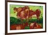 Les Vaches-Vincent van Gogh-Framed Art Print