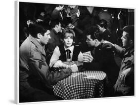 Les Vainqueurs THE VICTORS by Carl Foreman with George Hamilton,Romy Schneider and George Peppard, -null-Framed Photo