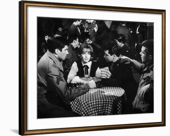 Les Vainqueurs THE VICTORS by Carl Foreman with George Hamilton,Romy Schneider and George Peppard, -null-Framed Photo