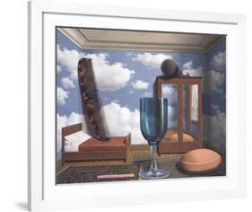 Les Valeurs Personnelles-Rene Magritte-Framed Art Print