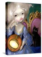 Les Vampires: Lanterne-Citrouille-Jasmine Becket-Griffith-Stretched Canvas